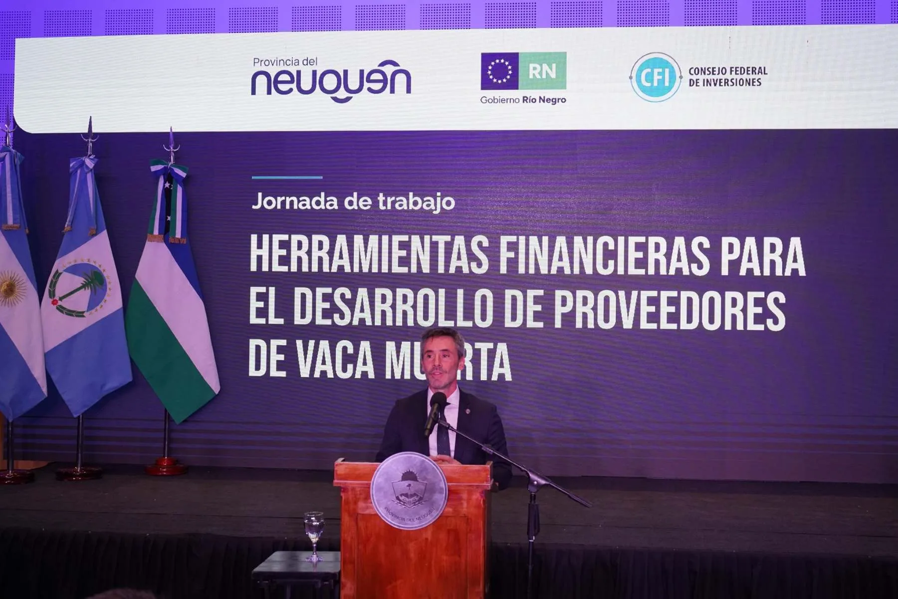 Ignacio Lamothe, secretario general del CFI, estuvo en Neuquén.