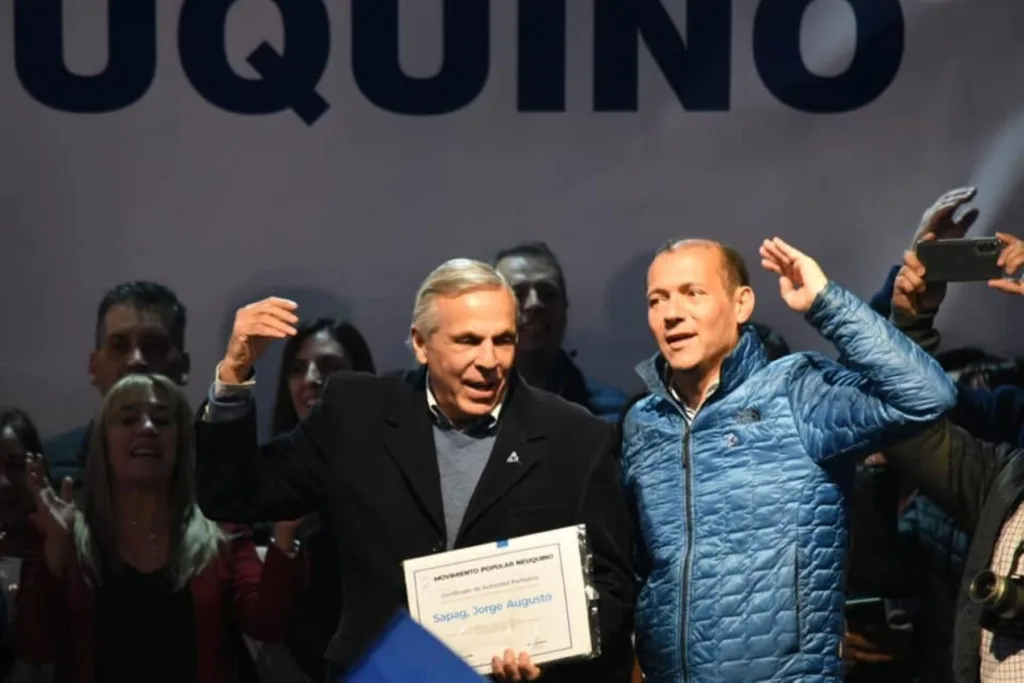 Jorge Sapag y Omar Gutiérrez finalizan su ciclo en la conducción del MPN en septiembre.